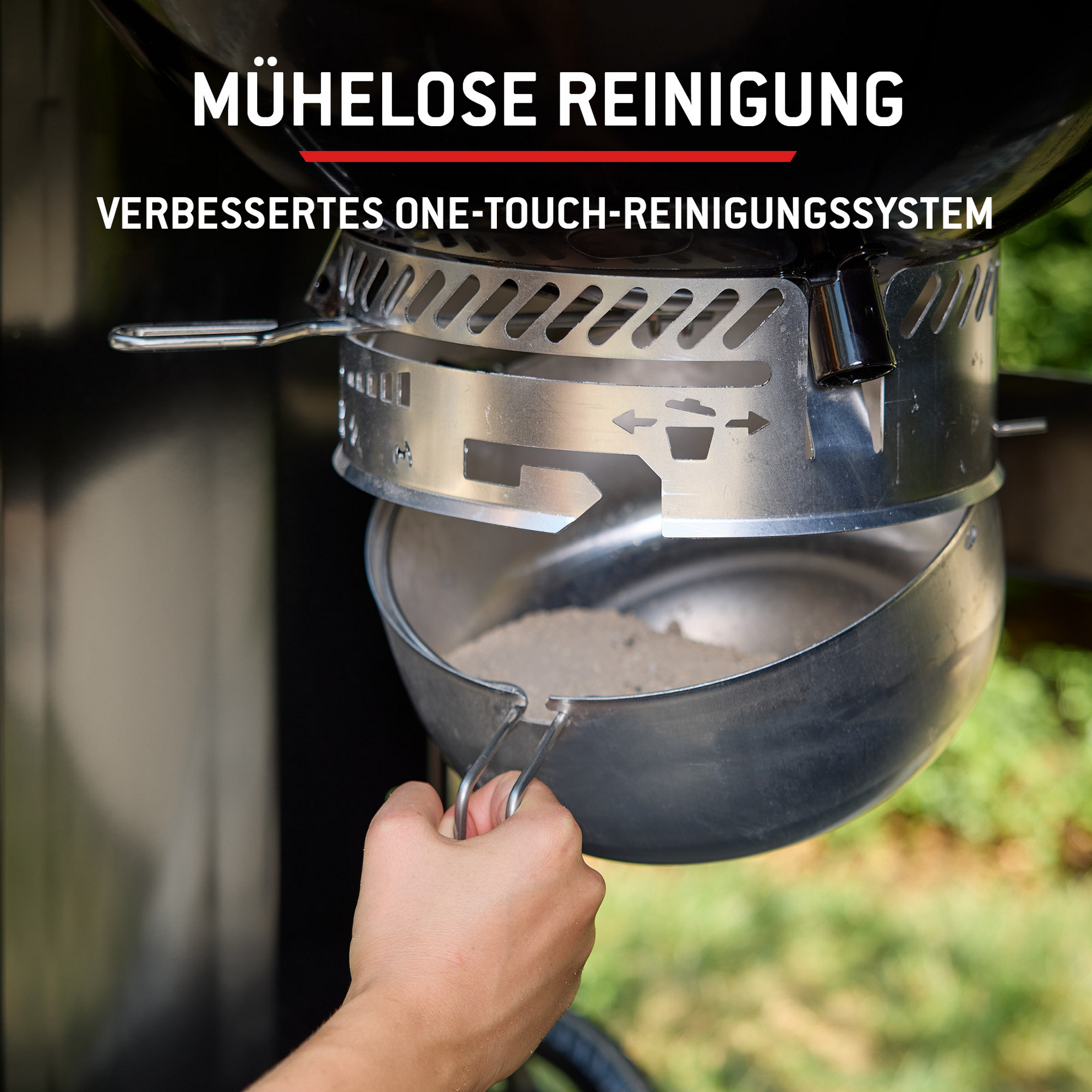 Holzkohlegrill 'Performer Premium Smart' schwarz 121 x 71 x 114 cm