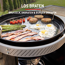 Holzkohlegrill 'Performer Premium Smart' schwarz 121 x 71 x 114 cm
