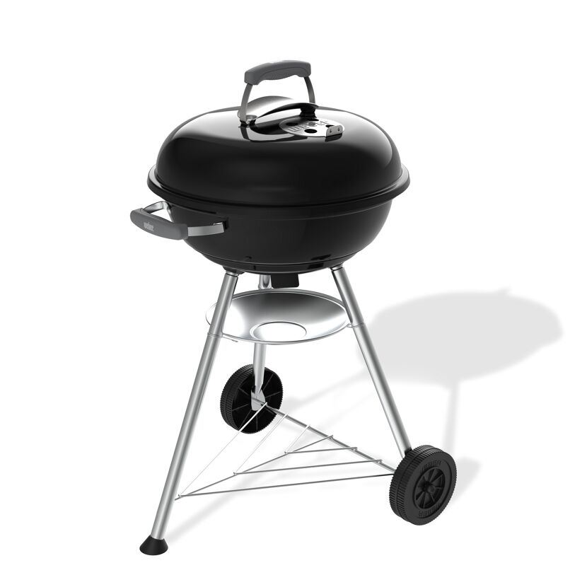 Holzkohlegrill 'Compact Kettle' schwarz 54 x 54 x 88 cm