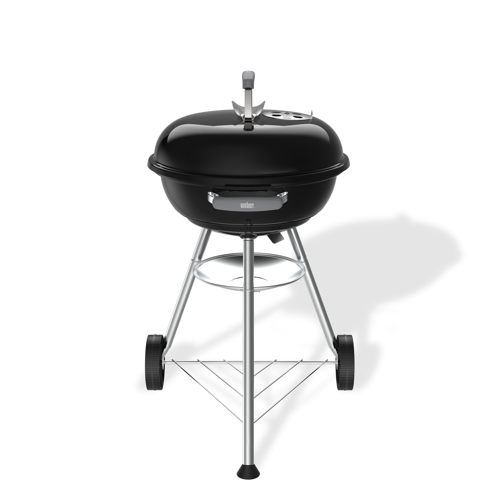 Holzkohlegrill 'Compact Kettle' schwarz 54 x 54 x 88 cm