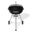 Holzkohlegrill 'Compact Kettle' schwarz 58 x 63 x 94 cm
