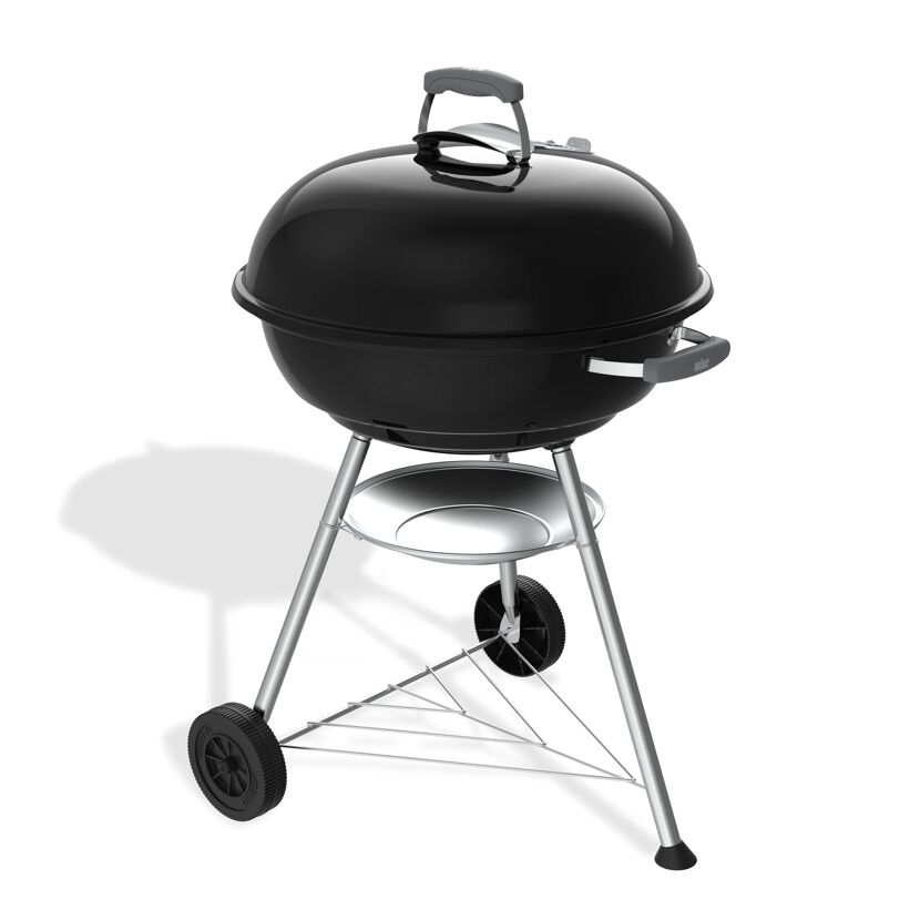 Holzkohlegrill 'Compact Kettle' schwarz 58 x 63 x 94 cm