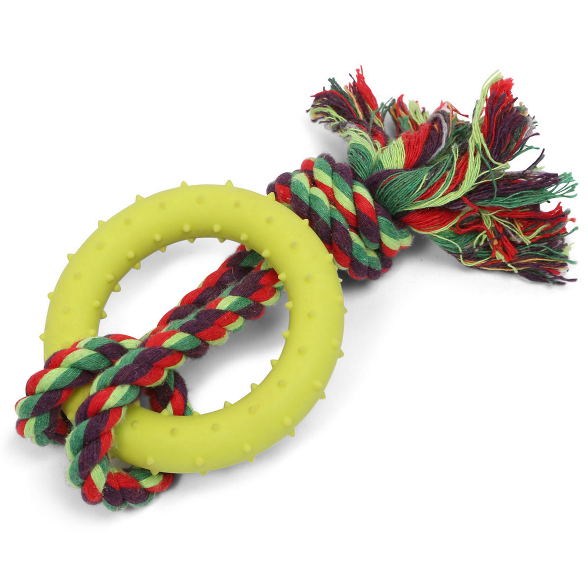 Hundespielzeug Wurftau mit Ring