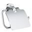 Toilettenpapierhalter 'Start' chromfarben mit Deckel