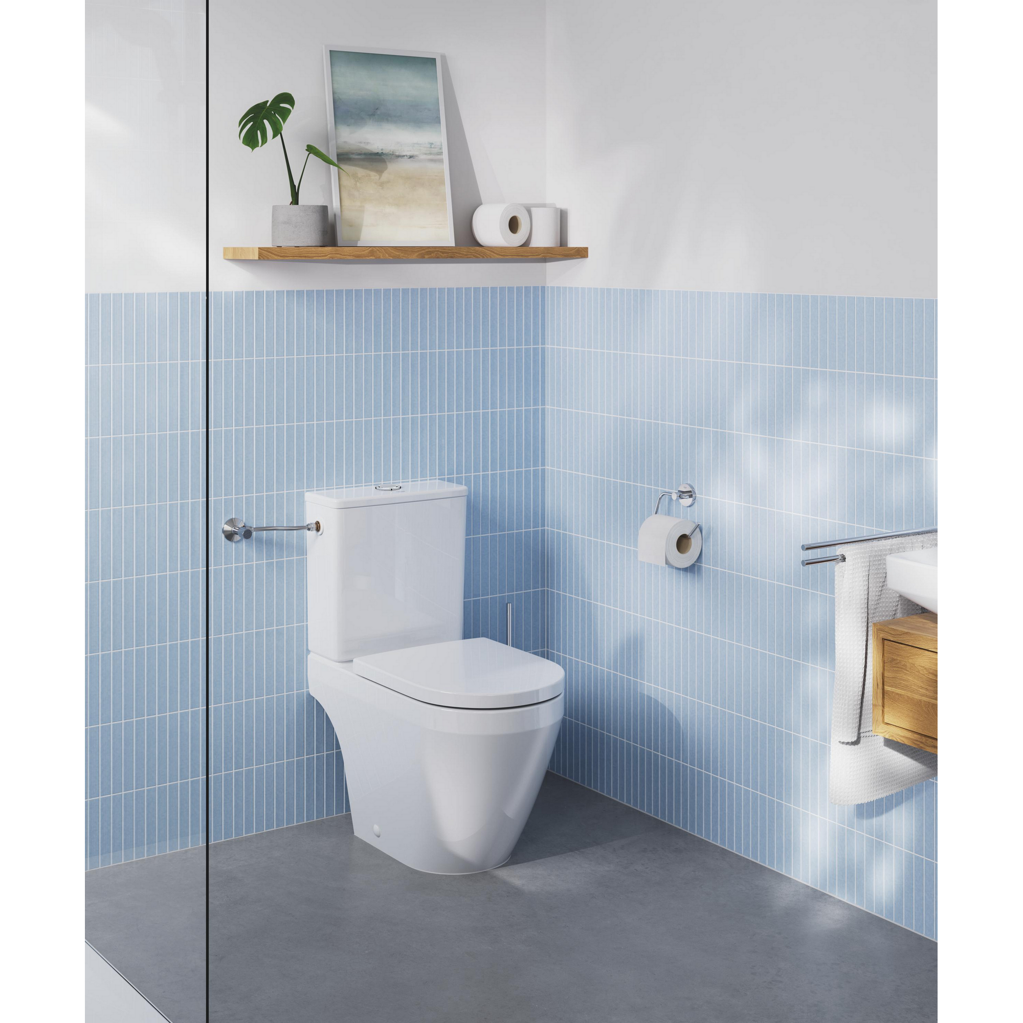 Toilettenpapierhalter 'Start' chromfarben