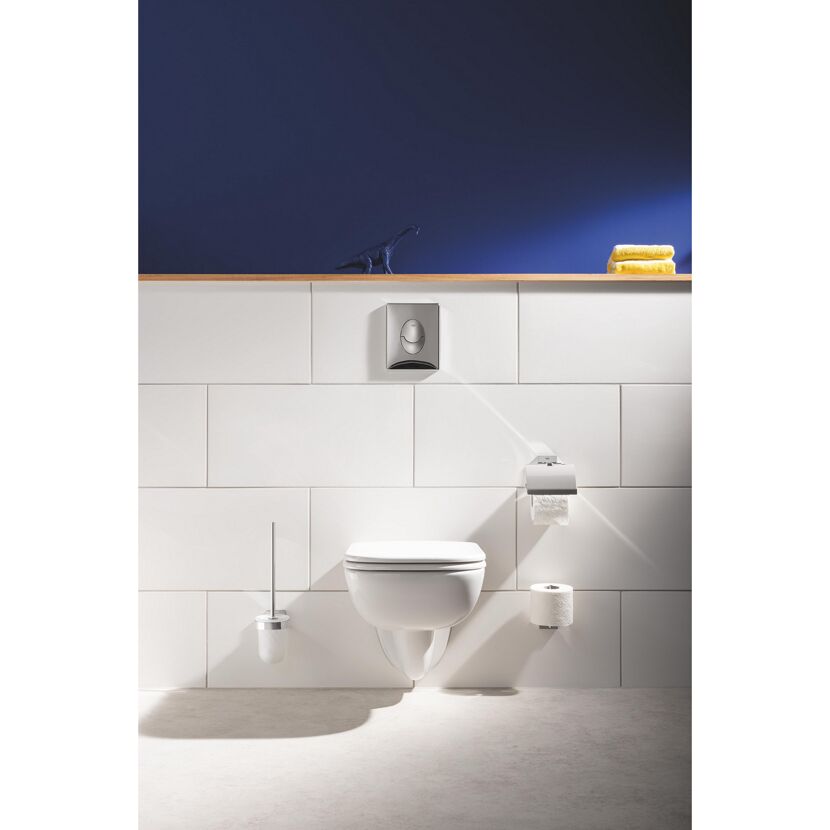 WC-Bürstengarnitur 'Start Cube' chromfarben