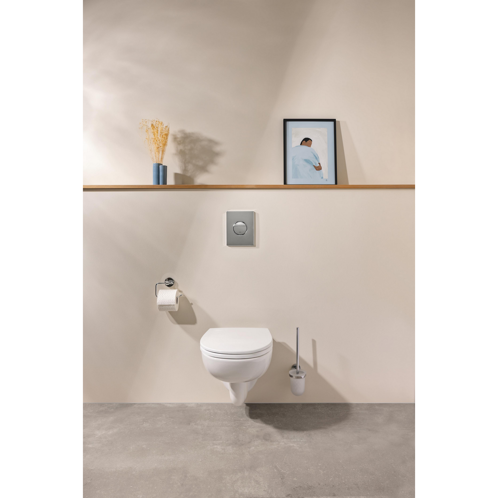 WC-Bürstengarnitur Start Cosmopolitan' chromfarben