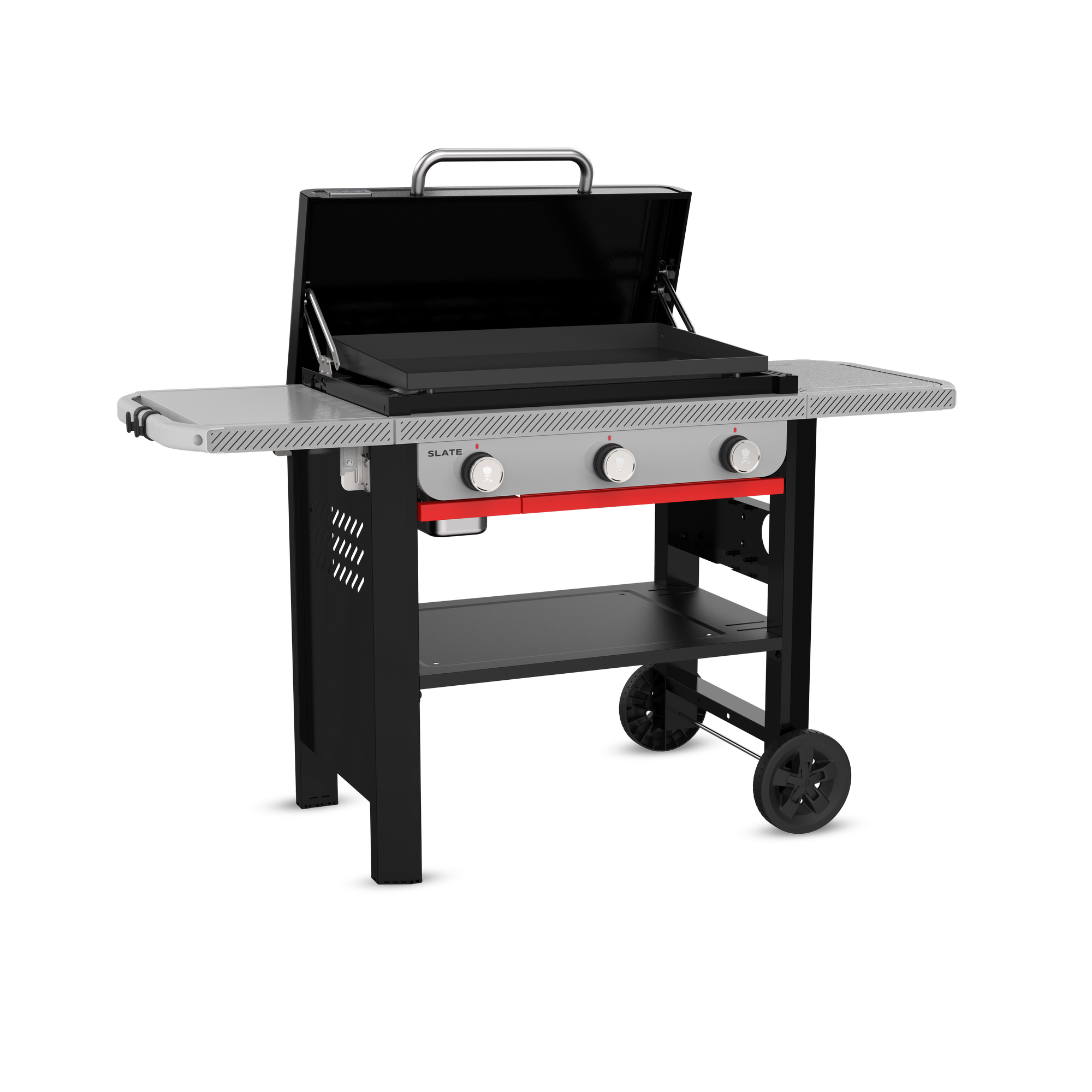Gasgrill 'Slate GPD 71 cm Premium Plancha' schwarz