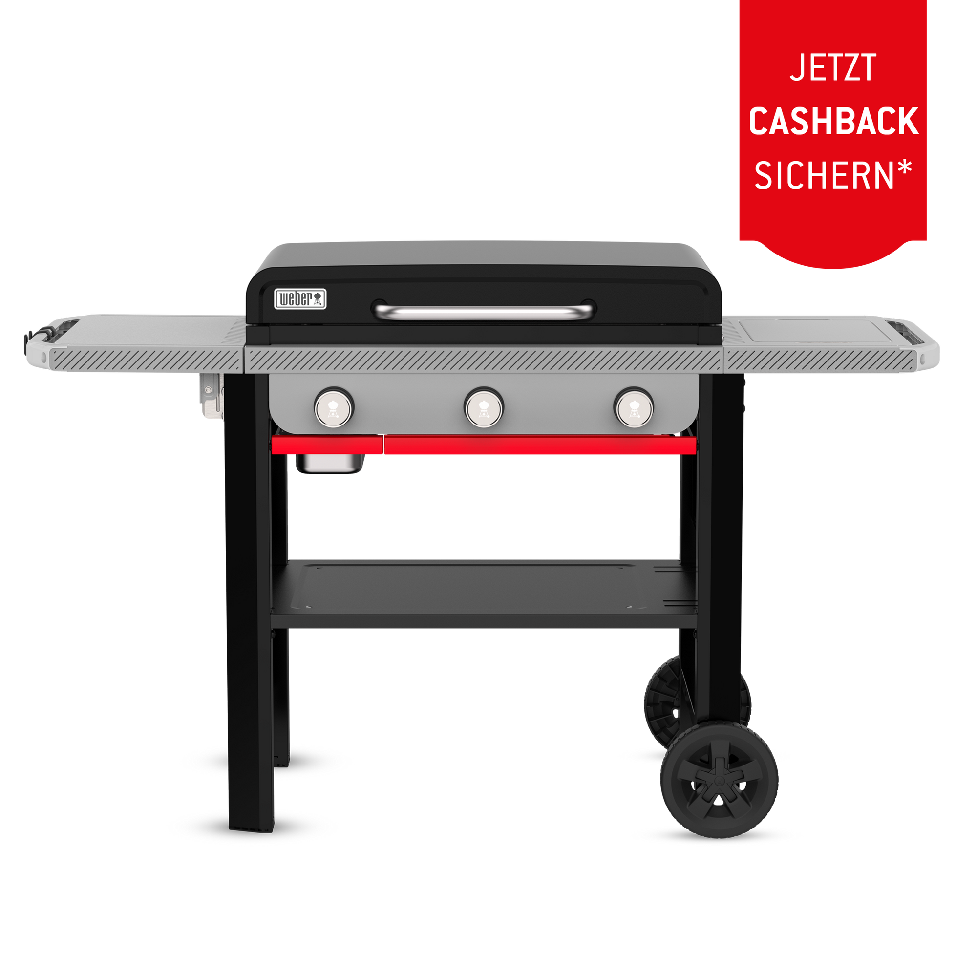 Gasgrill 'Slate GPD 71 cm Premium Plancha' schwarz