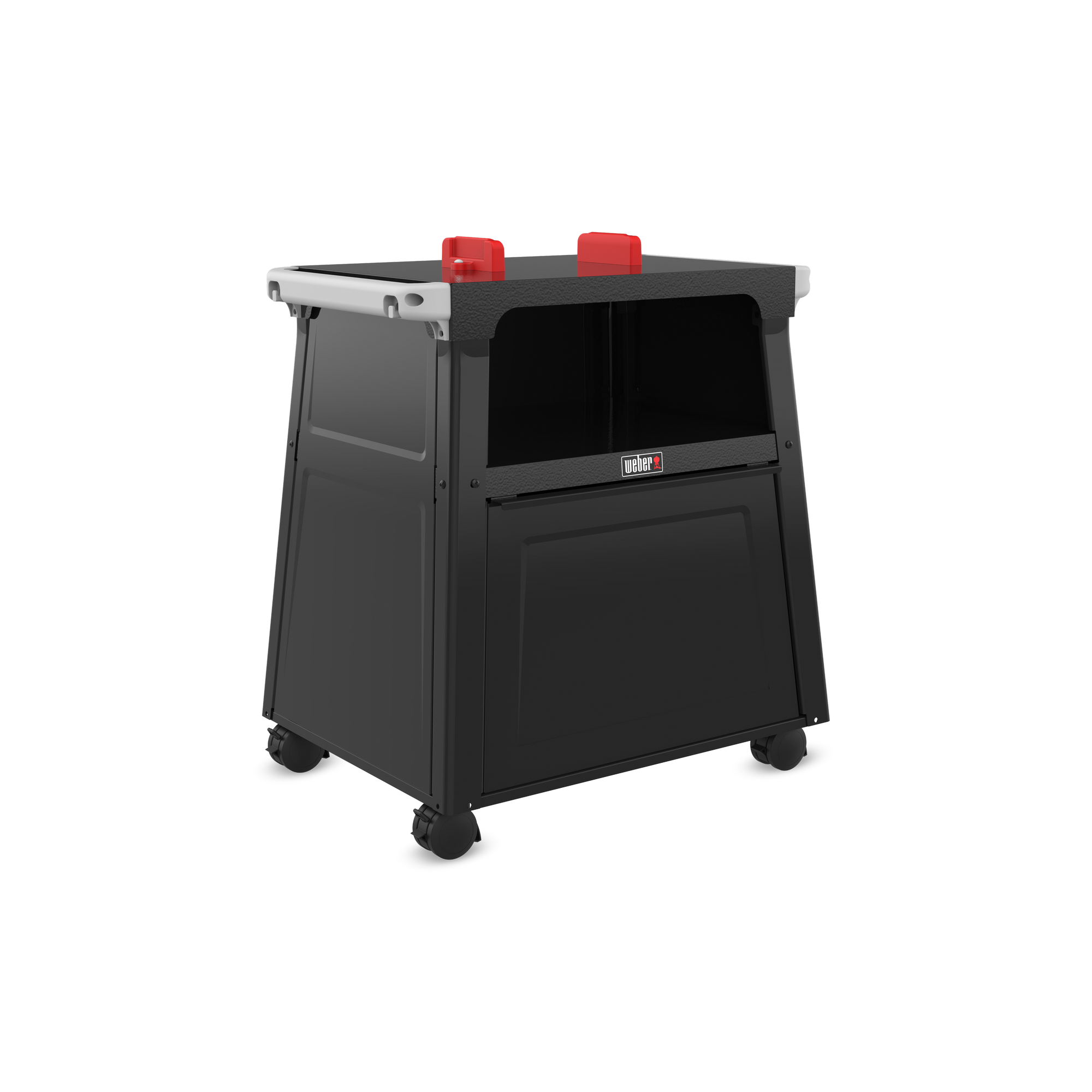 Premium-Stand für Elektrogrill 'Lumin' schwarz 100 x 53,5 x 80 cm