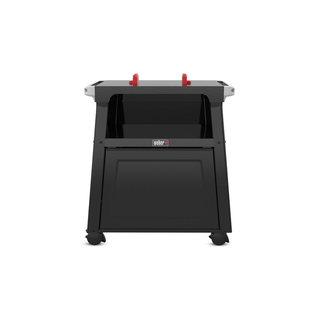 Premium-Stand für Elektrogrill 'Lumin' schwarz 100 x 53,5 x 80 cm