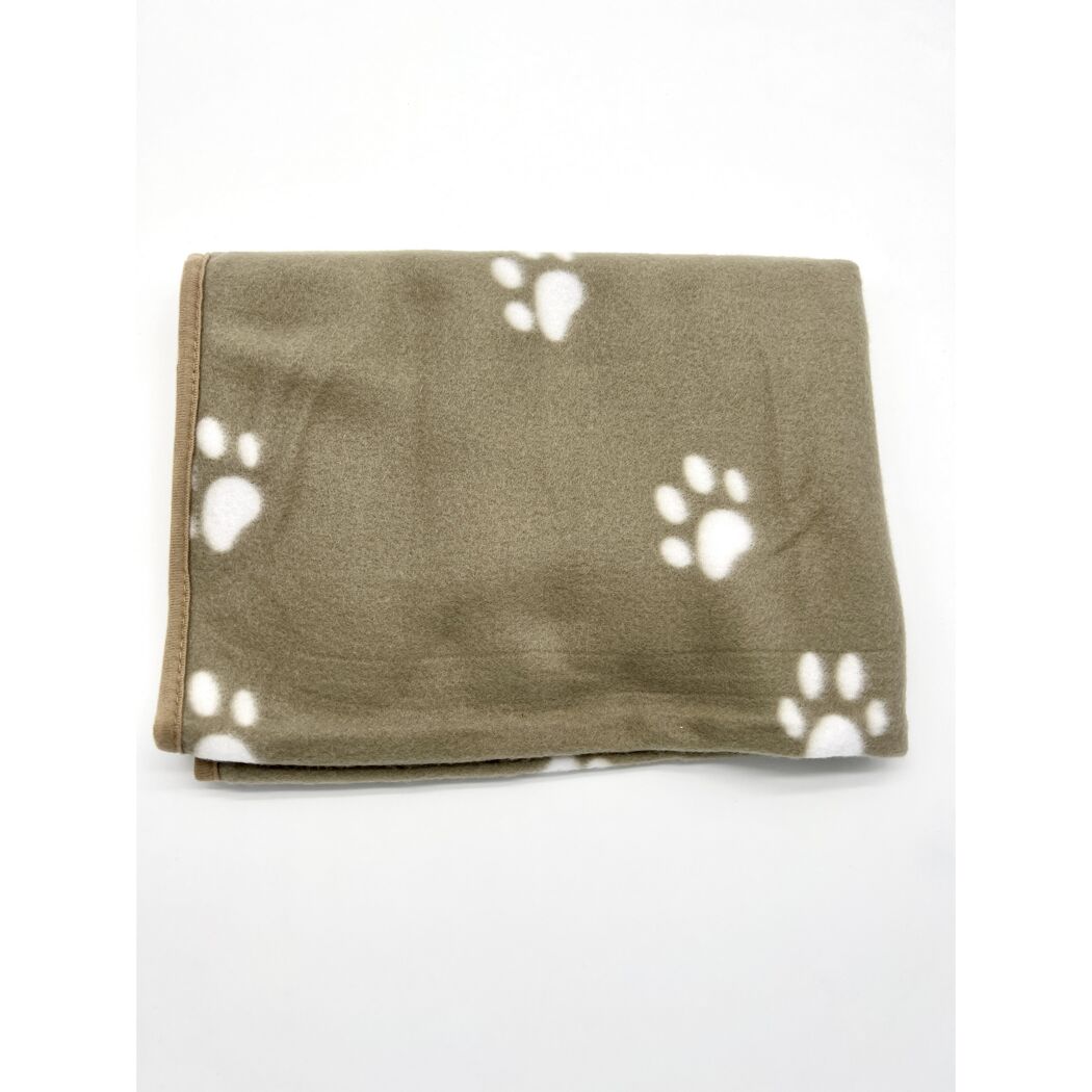Kuscheldecke Tatze 100 x 70 cm Taupe