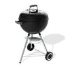 Holzkohlegrill 'Kettle' schwarz Ø 47 cm