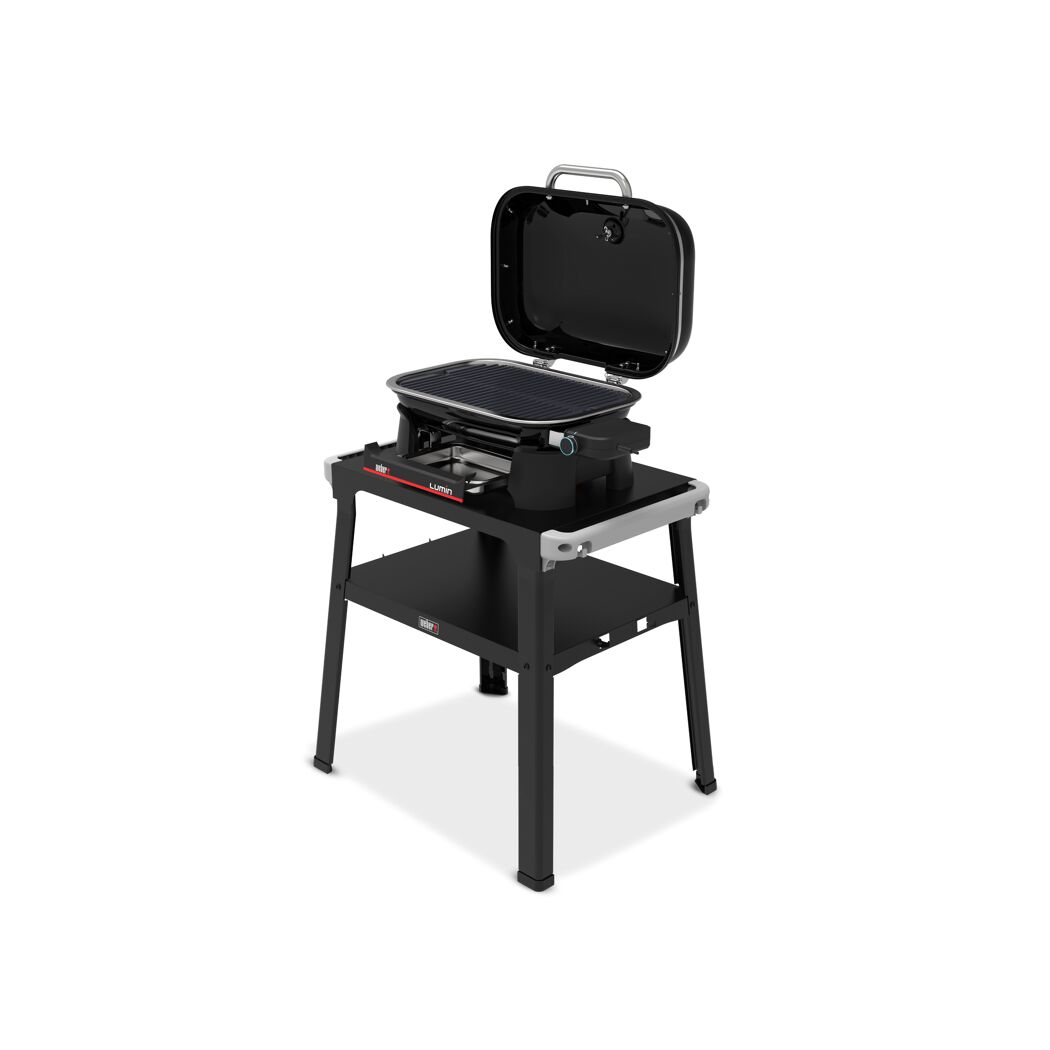 Elektrogrill 'Lumin Compact' schwarz 52,8 x 53 x 46 cm mit Stand