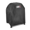 Abdeckung für Elektrogrill 'Lumin' mit Stand schwarz 87 x 83 cm