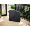 Abdeckung für Elektrogrill 'Verve' Polyester schwarz 103 x 107 cm