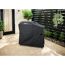 Abdeckung für Elektrogrill 'Verve' Polyester schwarz 103 x 107 cm