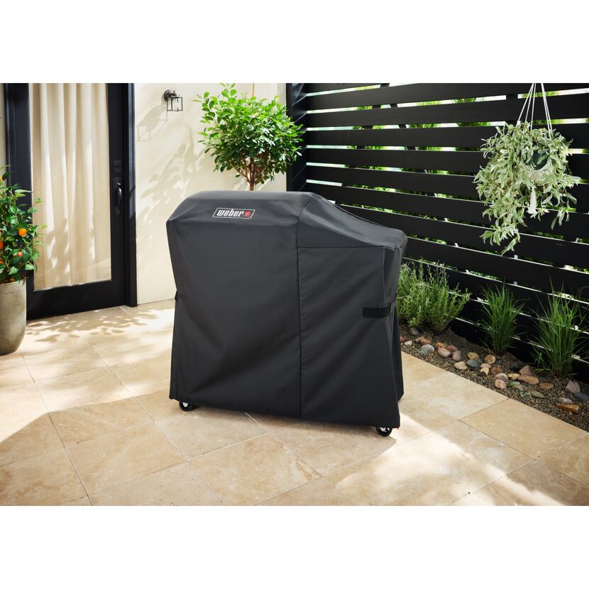Abdeckung für Elektrogrill 'Verve' Polyester schwarz 103 x 107 cm