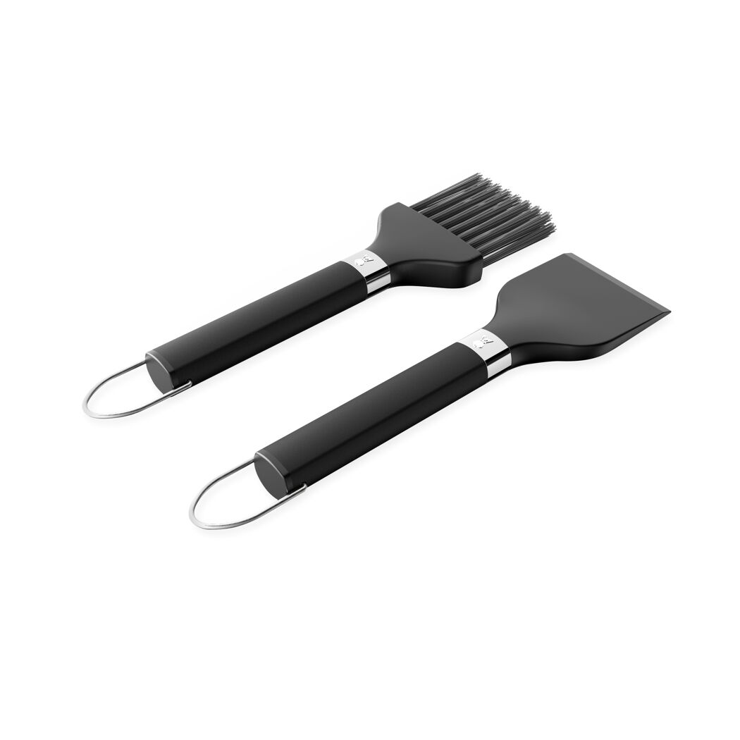 Grill-Reinigungsset 'Premium' schwarz 2-teilig