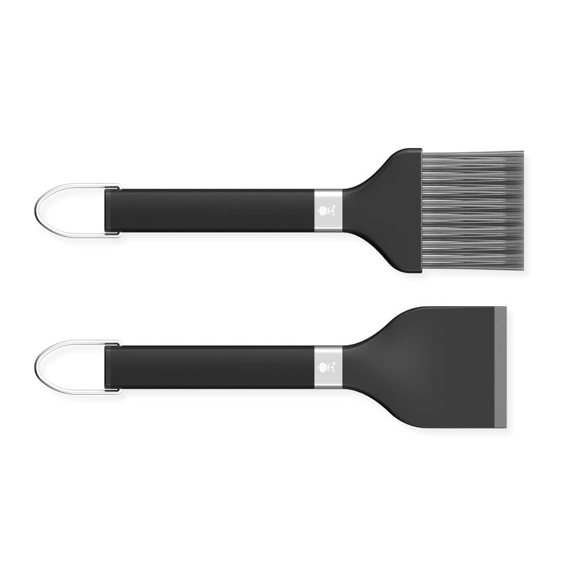 Grill-Reinigungsset 'Premium' schwarz 2-teilig