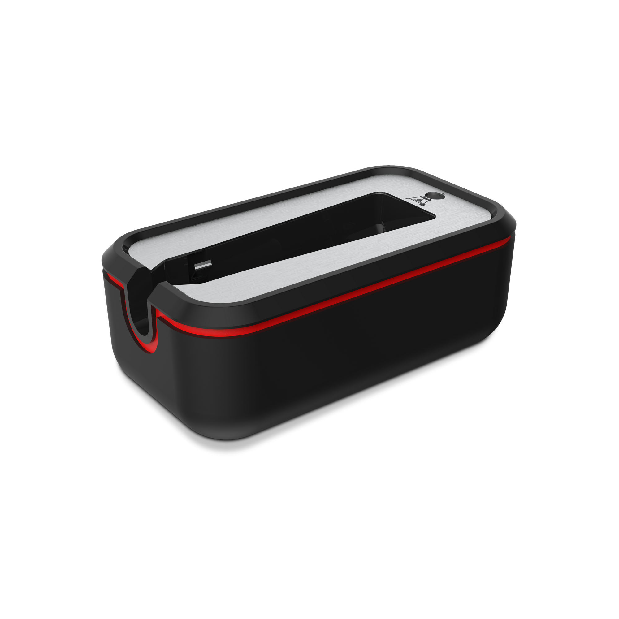 Smartes Grillthermometer grau