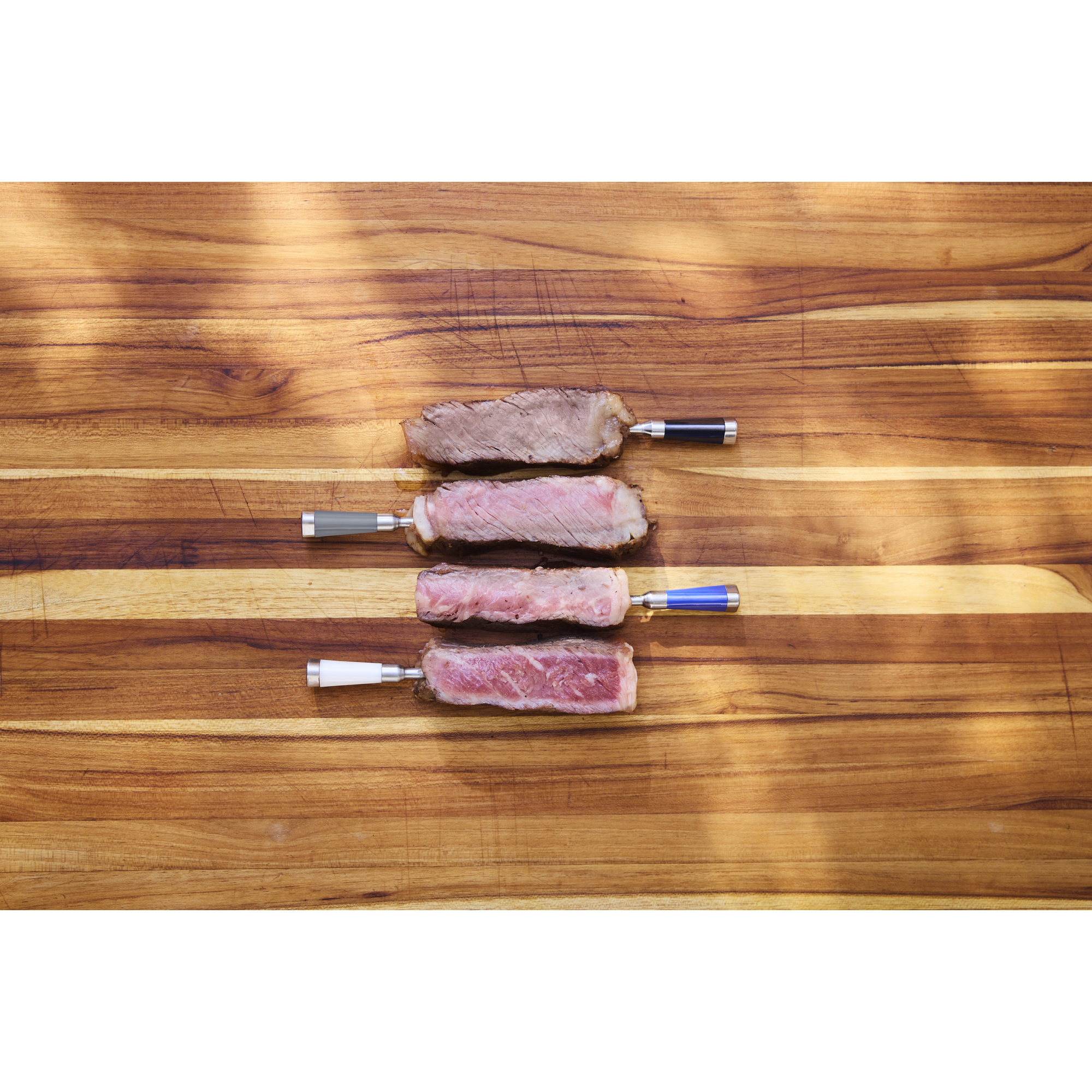 Smartes Grillthermometer grau