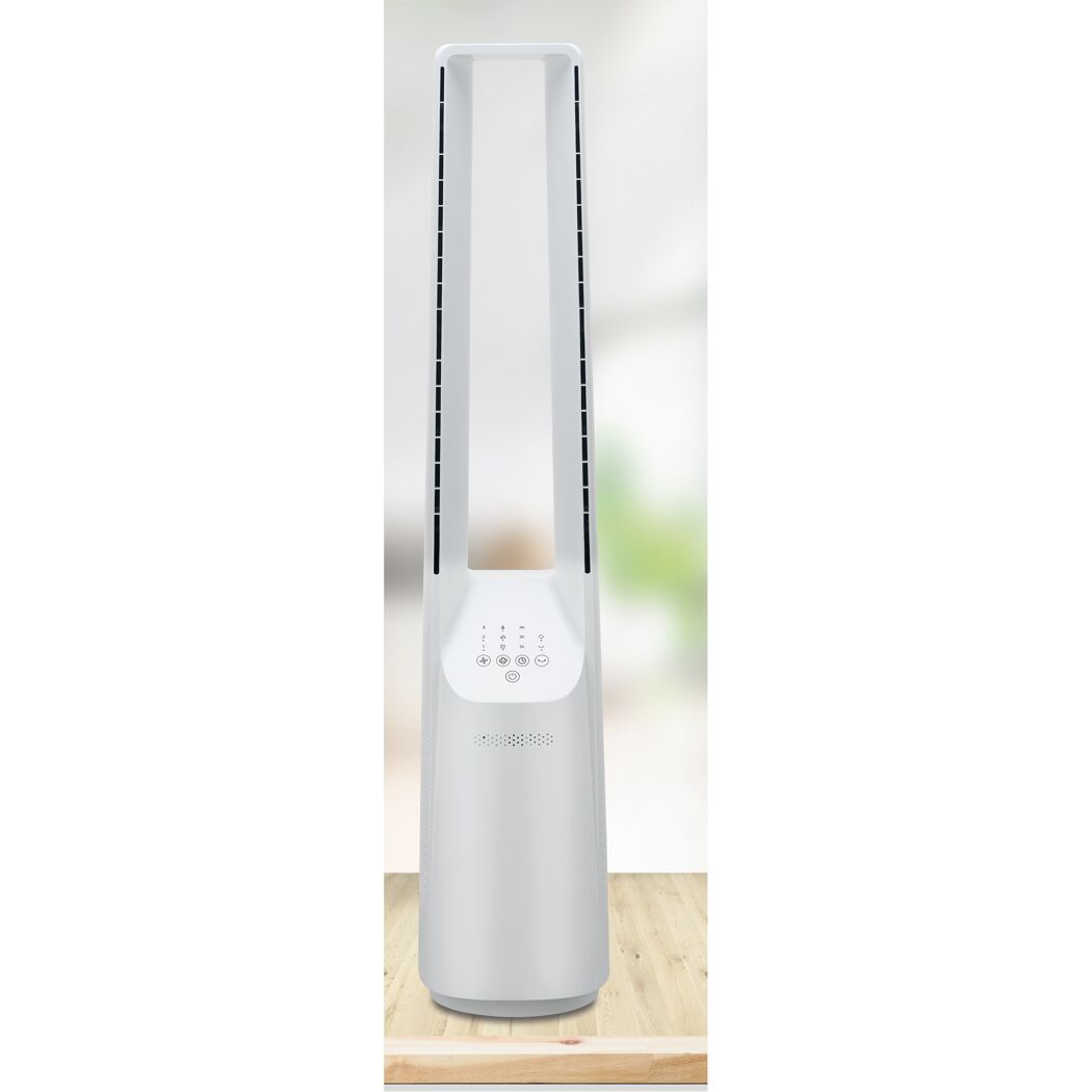 Standventilator weiß Ø 26 x 101 cm