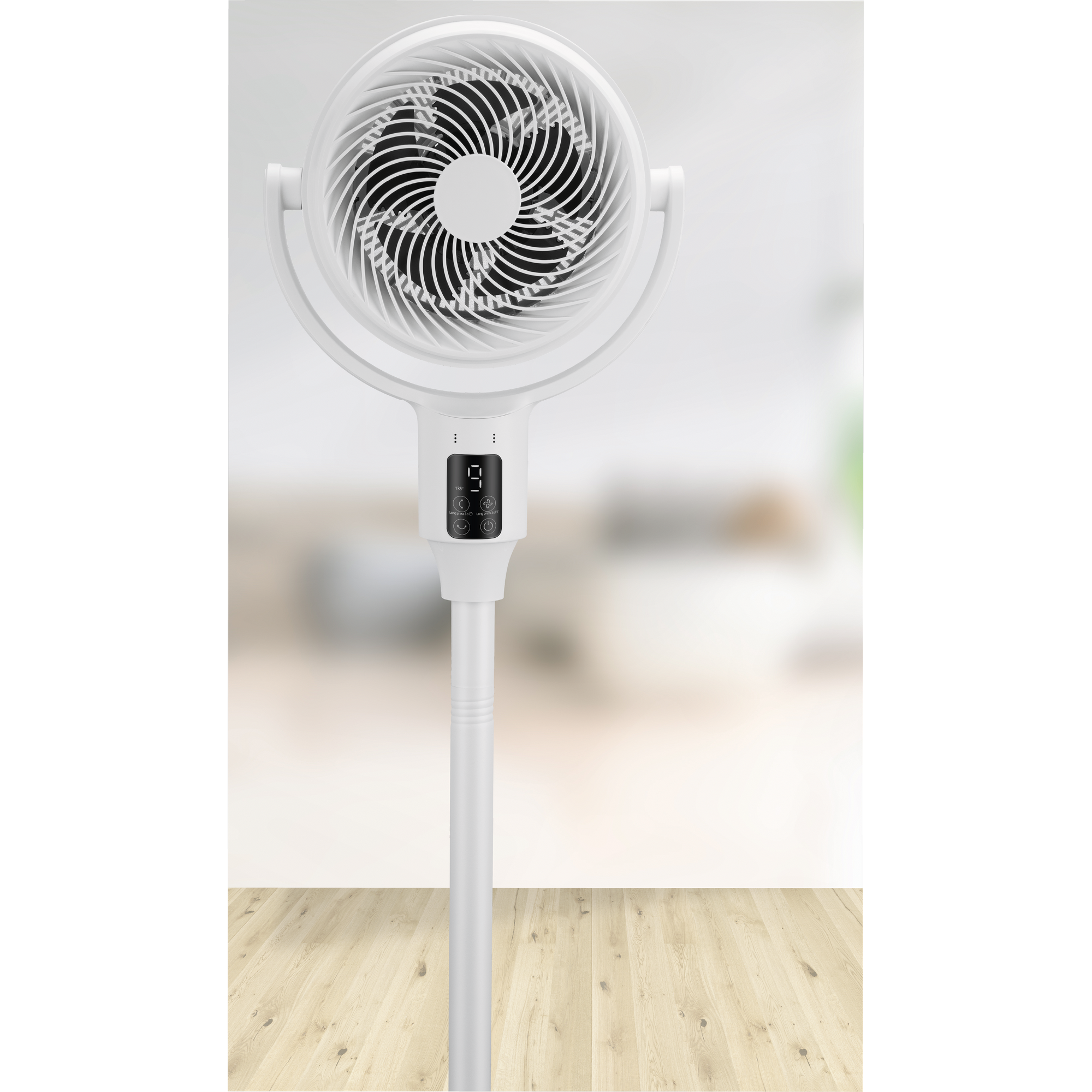 Standventilator weiß Ø 30 x 108 cm