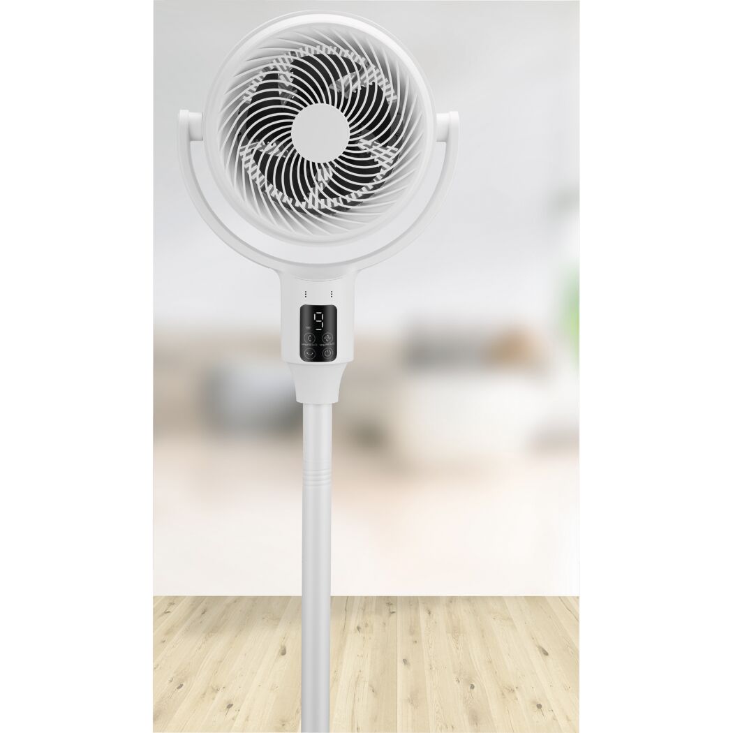 Standventilator weiß Ø 30 x 108 cm