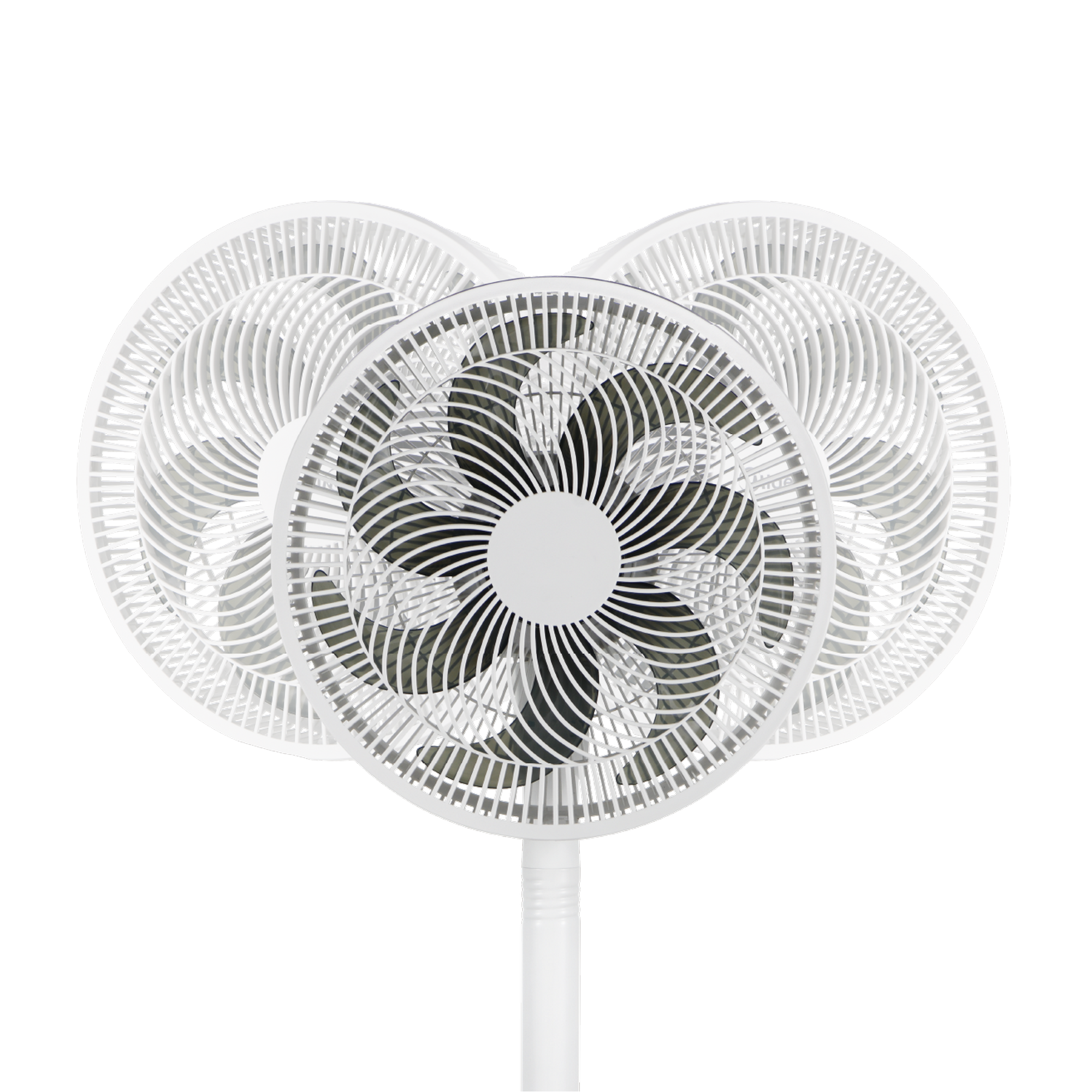 Standventilator weiß Ø 35 x 66 cm