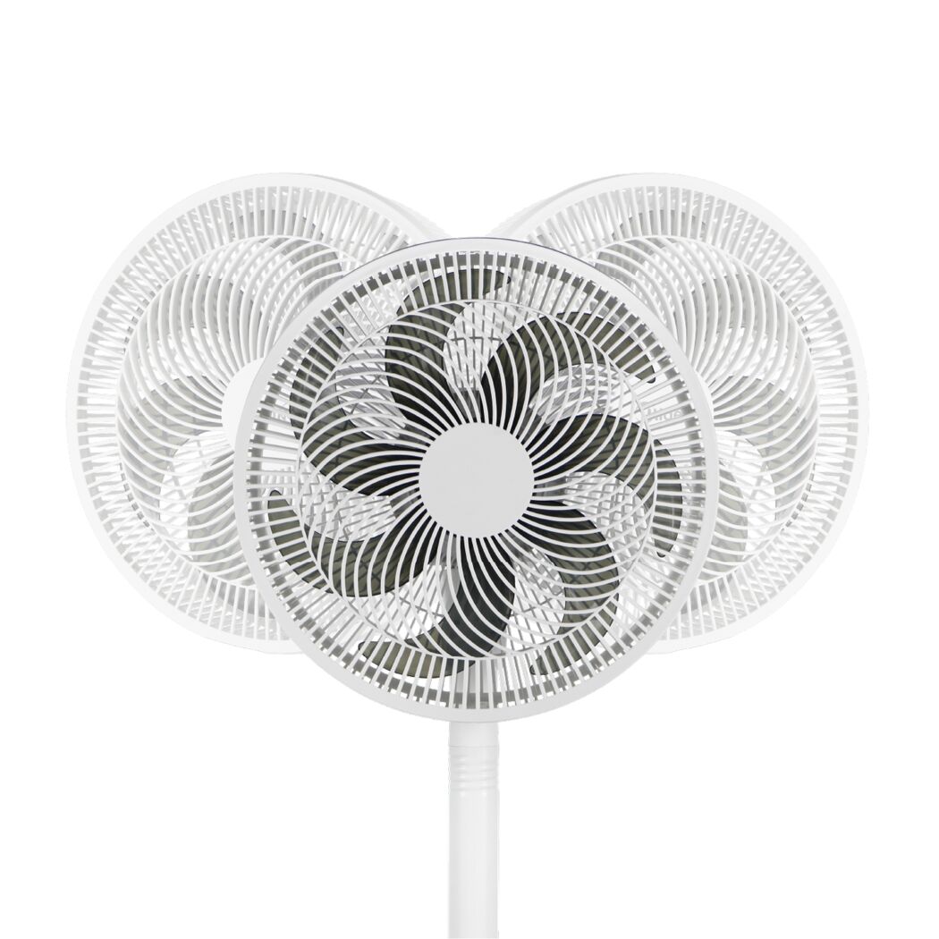 Standventilator weiß Ø 35 x 66 cm