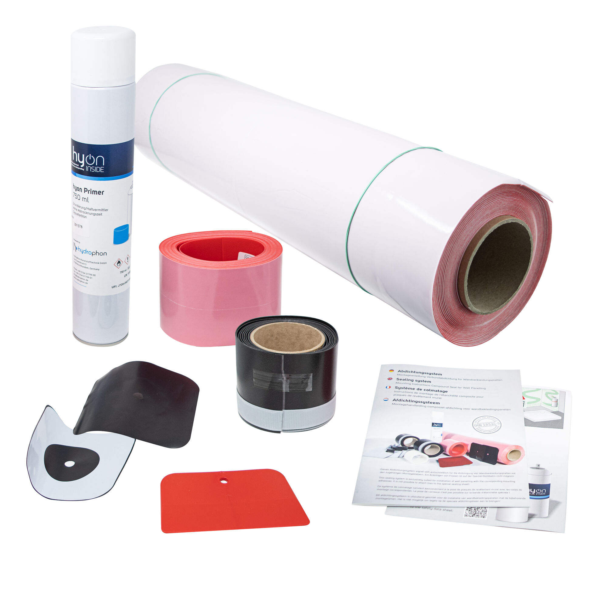 Abdichtungssystem-Set 'H2' für Wand- und Duschwanne