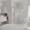 Duschrückwand 'DecoDesign' beige/grau 150 x 255 cm