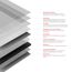 Duschrückwand 'DecoDesign' grau 125 x 255 cm