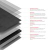 Duschrückwand 'DecoDesign' anthrazit 125 x 255 cm