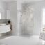 Duschrückwand 'DecoDesign' beige/grau 100 x 255 cm