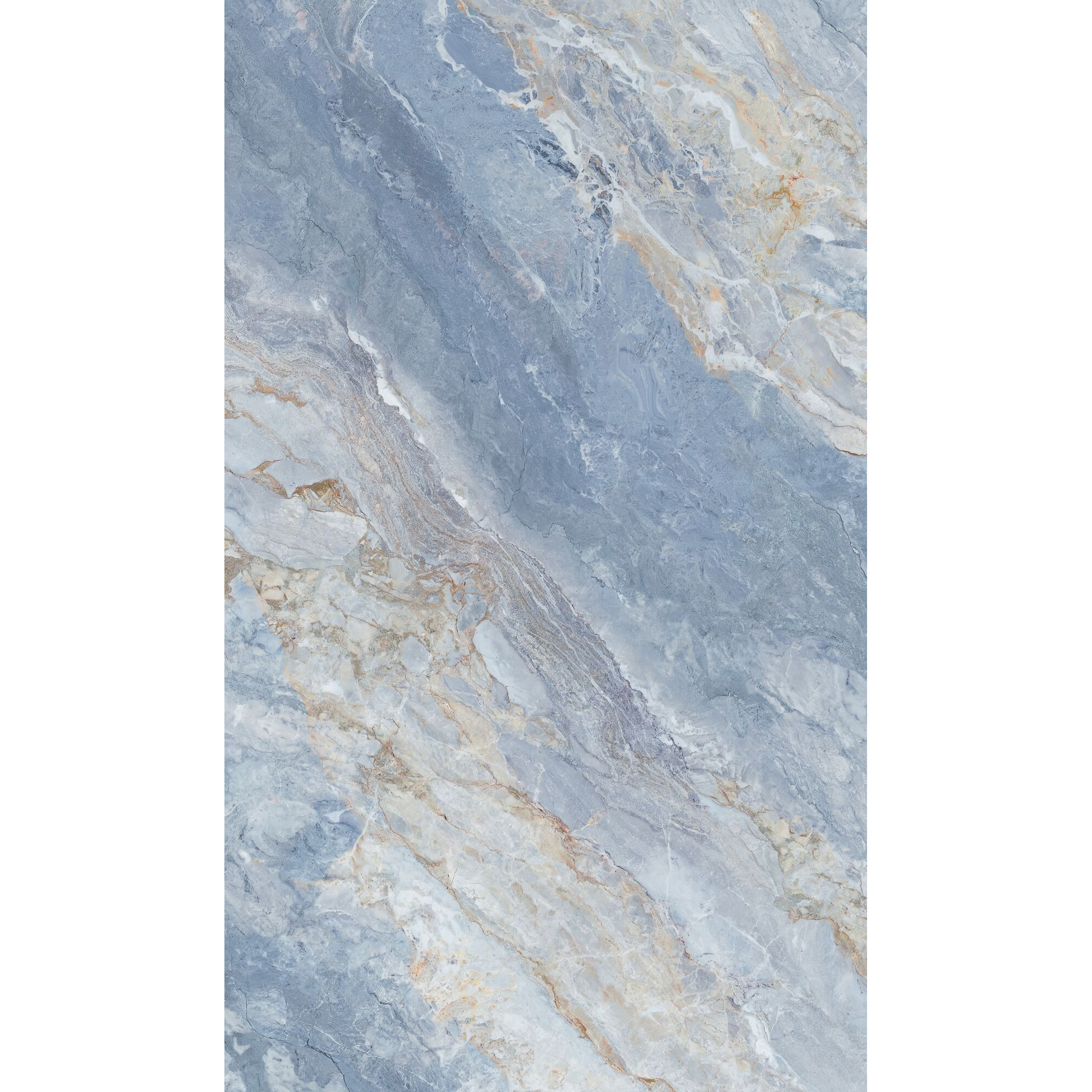 Duschrückwand 'DecoDesign' marmor-himmelblau 150 x 255 cm