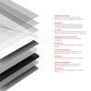 Duschrückwand 'DecoDesign' weiß 125 x 255 cm