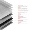Duschrückwand 'DecoDesign' grau 125 x 255 cm
