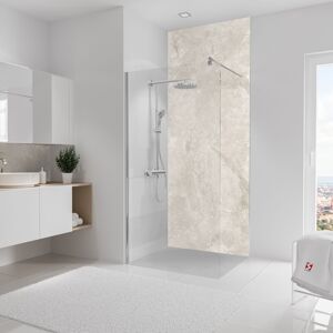 Duschrückwand 'DecoDesign' greige 100 x 255 cm