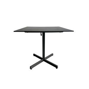 Gartentisch 'Acaplan' klappbar Stahl/HPL anthrazit 80 x 80 x 74 cm