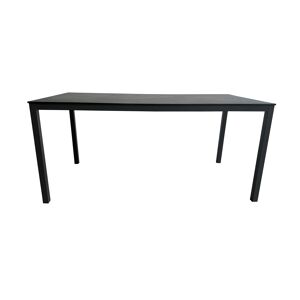 Gartentisch 'Acaplan' Stahl/HPL anthrazit 160 x 80 x 74 cm