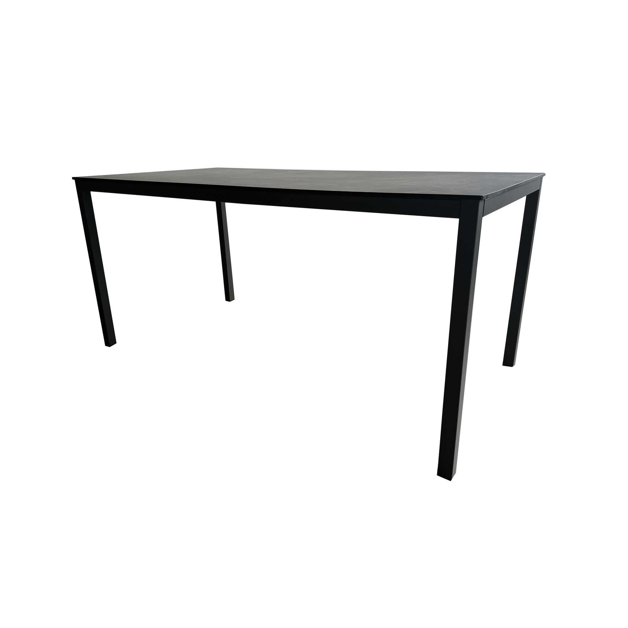 Gartentisch 'Acaplan' Stahl/HPL anthrazit 160 x 80 x 74 cm