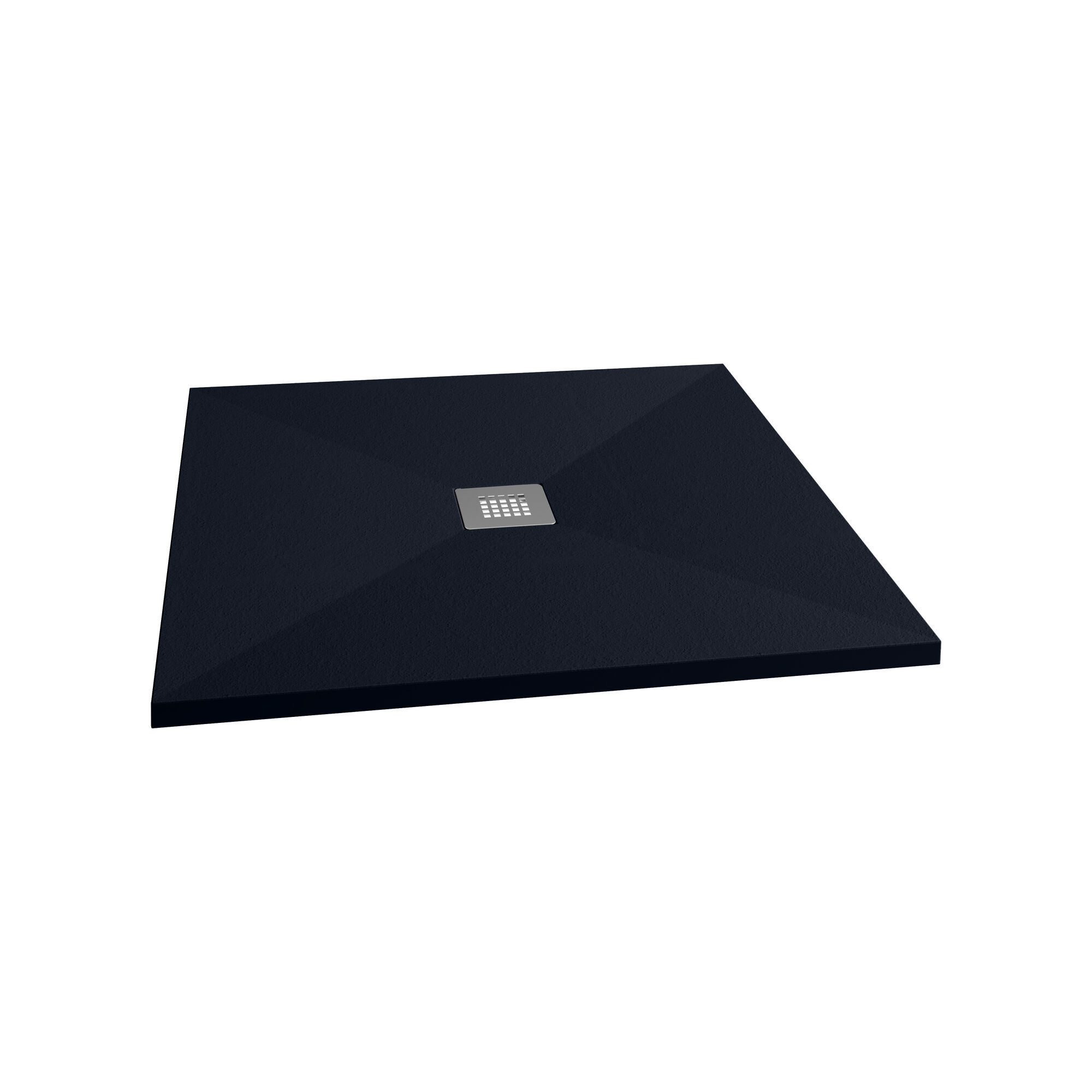 Duschwanne 'Centrostone' anthrazit 90 x 90 cm