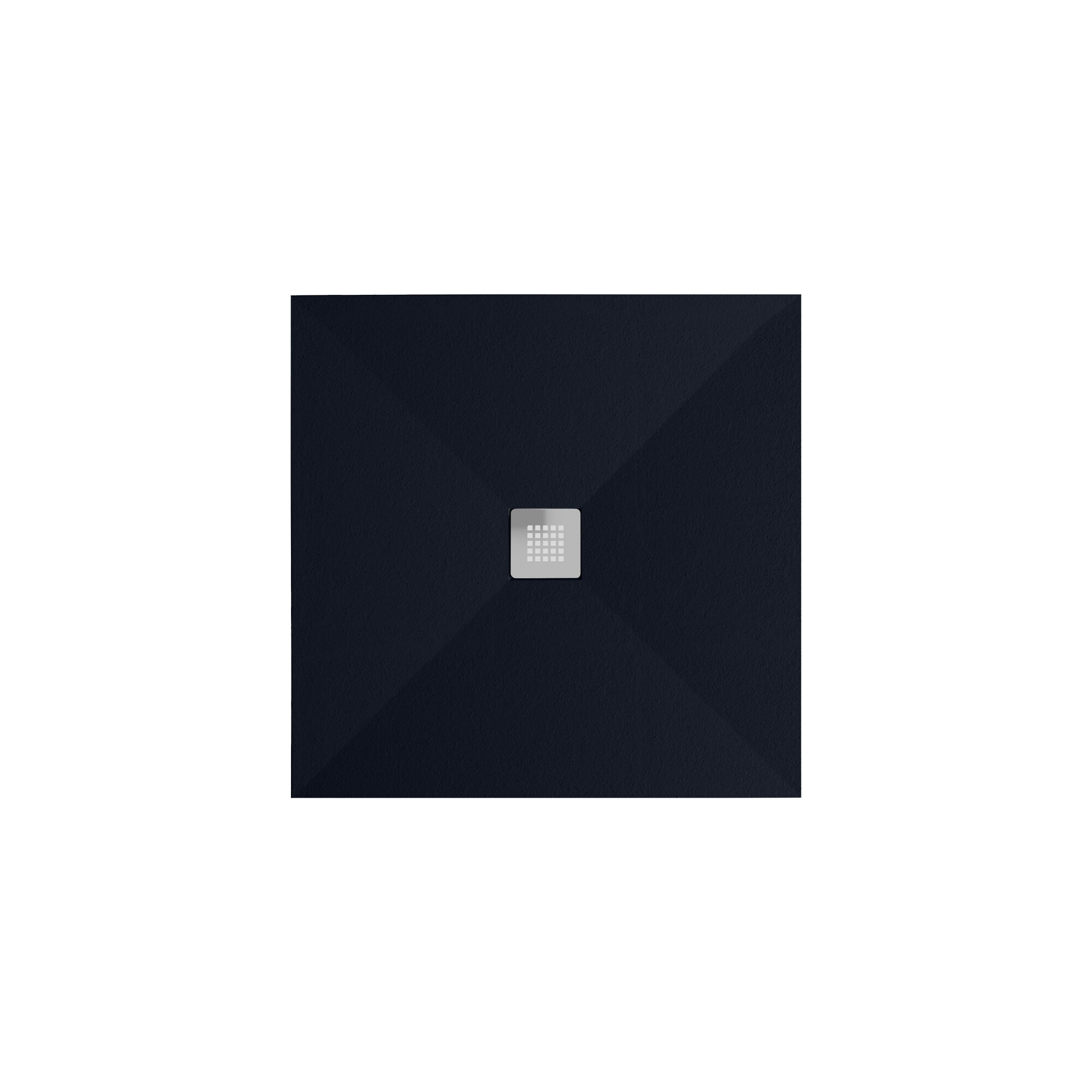 Duschwanne 'Centrostone' anthrazit 120 x 120 cm