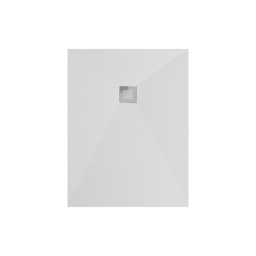 Duschwanne 'Centrostone' weiß 80 x 120 cm