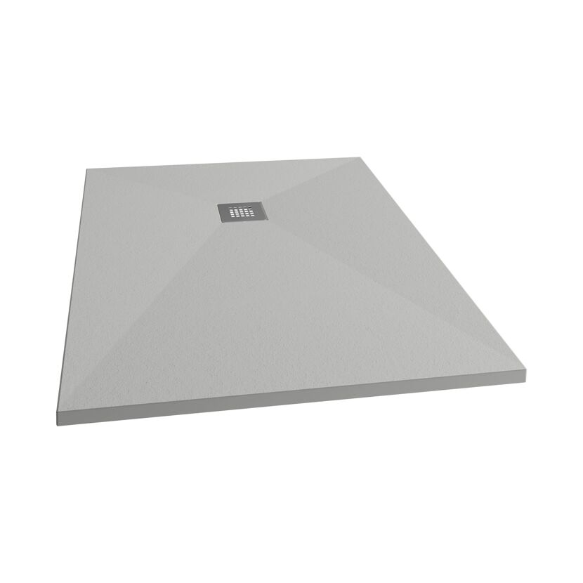 Duschwanne 'Centrostone' lichtgrau 90 x 120 cm