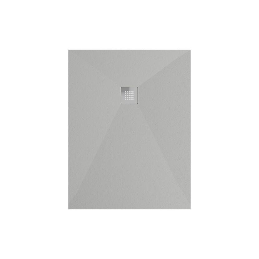 Duschwanne 'Centrostone' lichtgrau 90 x 120 cm