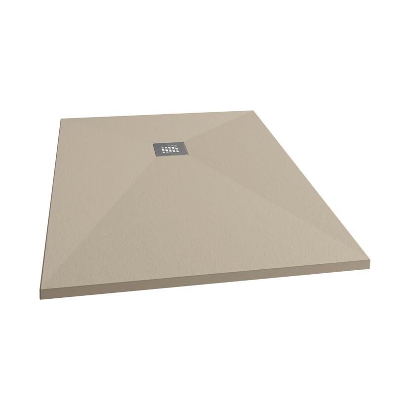 Duschwanne 'Centrostone' sandfarben 90 x 120 cm