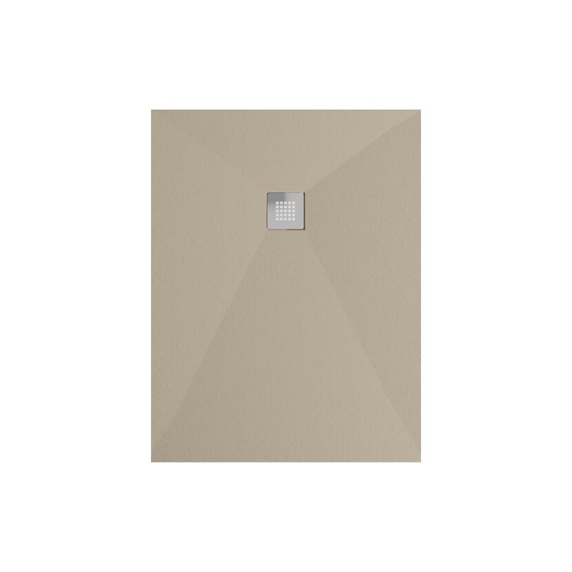 Duschwanne 'Centrostone' sandfarben 90 x 120 cm